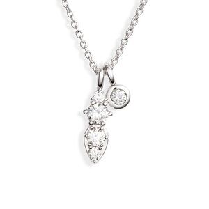 Nadri Double Pendant Necklace